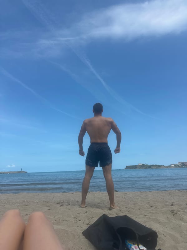 Summer beach day captured in Tsarevo, Bulgaria