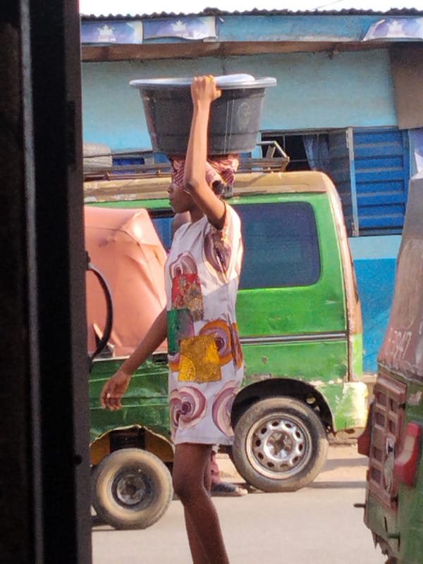 Daily street life documented in Aba, Nigeria
