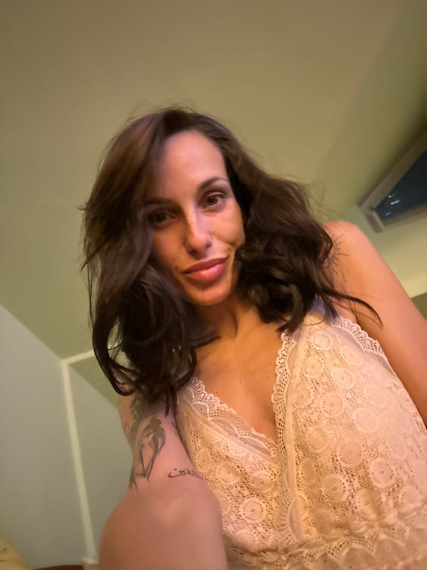 Woman in white lacy top observed in Pleven, Bulgaria