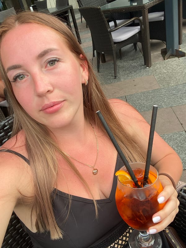 Afternoon drinks at Batumi Piazza cafe near the clock tower