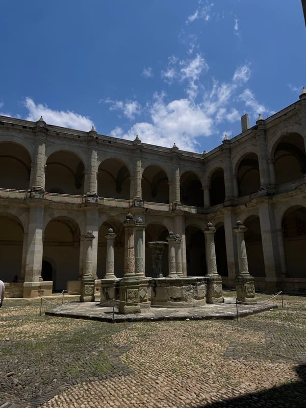 Traditional architecture and cultural displays documented in Oaxaca City