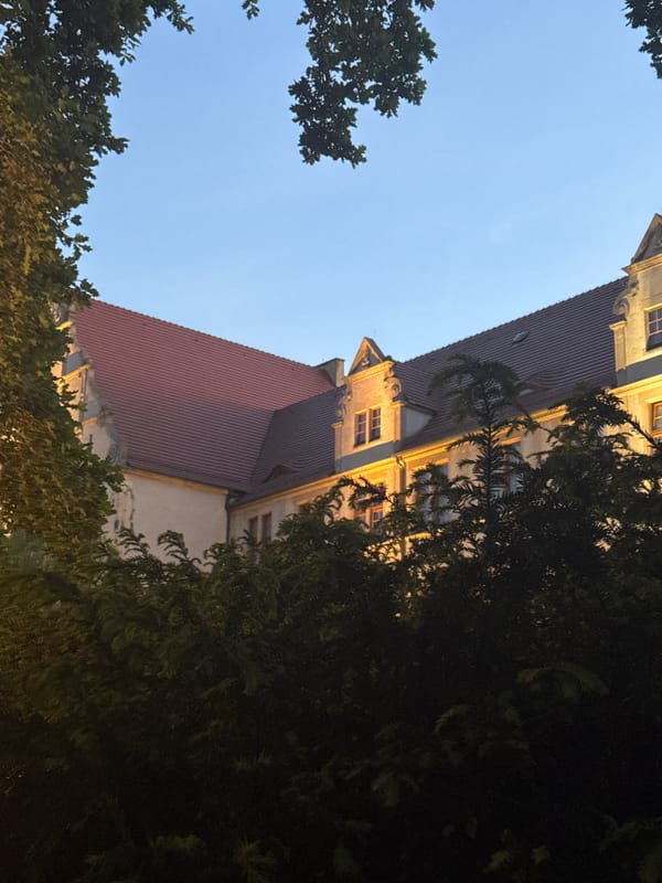 Sunset scenes documented across Poznan cityscape during evening hours