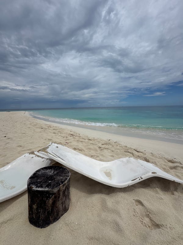 Morning beach scenes captured on Maldives island Ukulhas
