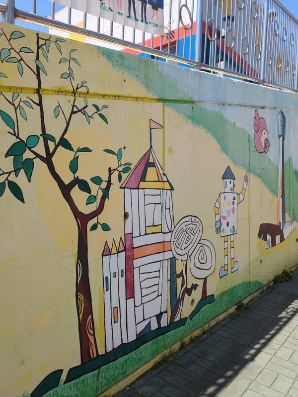 Early morning street art documentation in Ulsan, South Korea