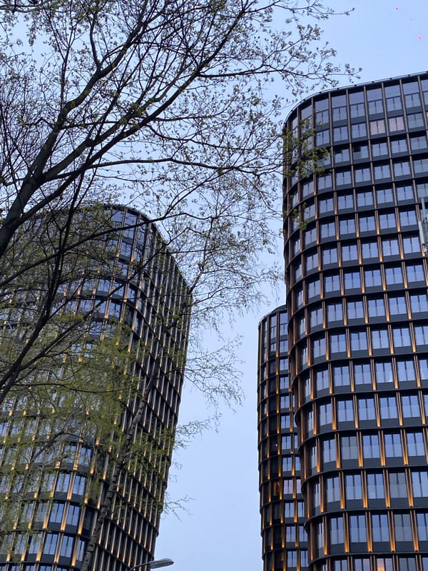 Moscow urban scenes captured during spring afternoon