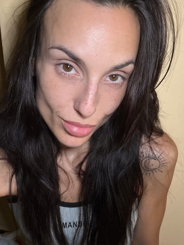 Woman photographed in casual portraits in Pleven, Bulgaria