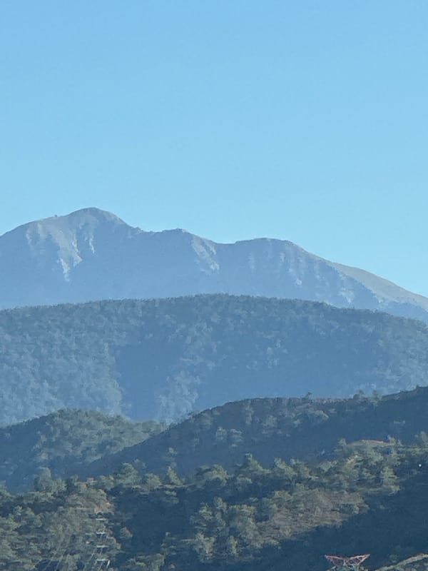 Clear morning views captured across Fethiye's mountain landscape