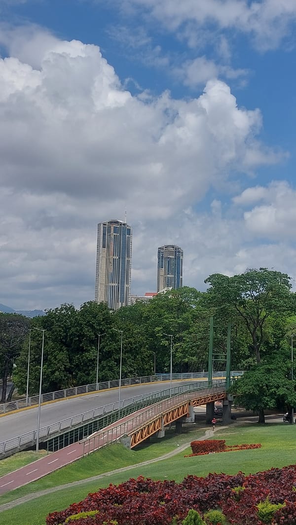 Witness documents Caracas landmarks and streets during afternoon walk