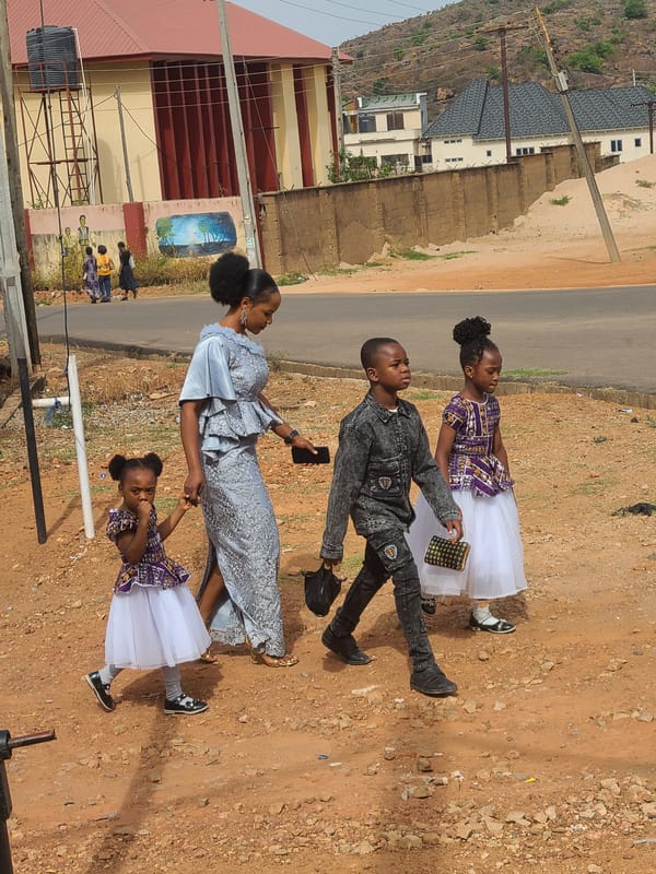 Morning street life documented in Gura Top, Nigeria