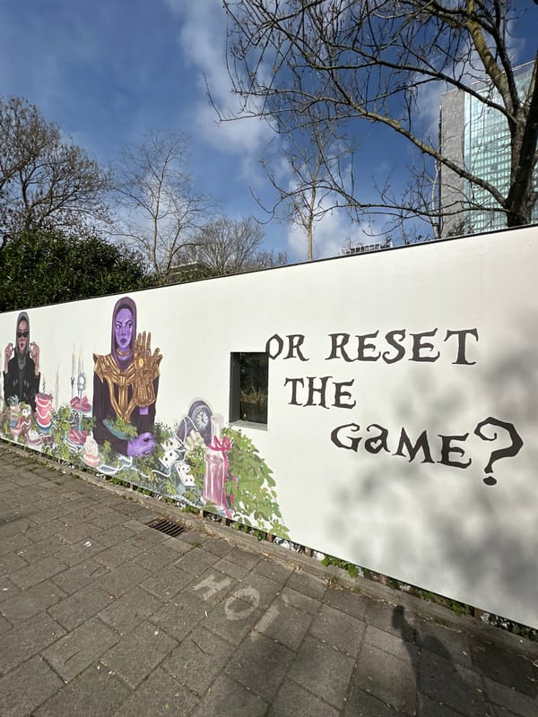 Street art murals documented in Amsterdam neighborhood