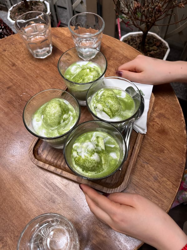 Morning lifestyle moments documented in Hanoi: desserts and nail art