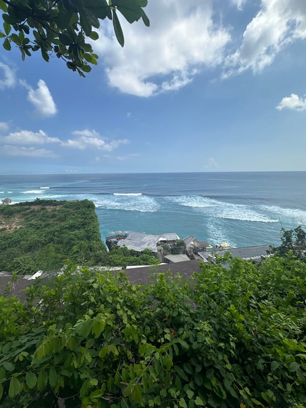 Morning coastal views captured in Kuta Selatan, Indonesia