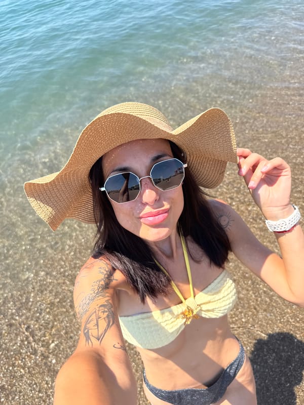 Lazy morning at Lara Beach, Aksu, Turkey
