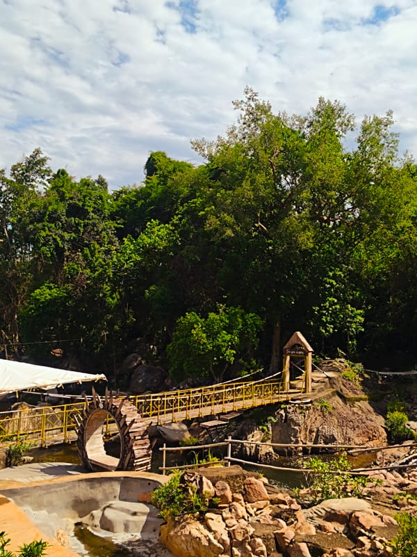 Hot spring facility visit in the hills of Khanh Vinh, Vietnam