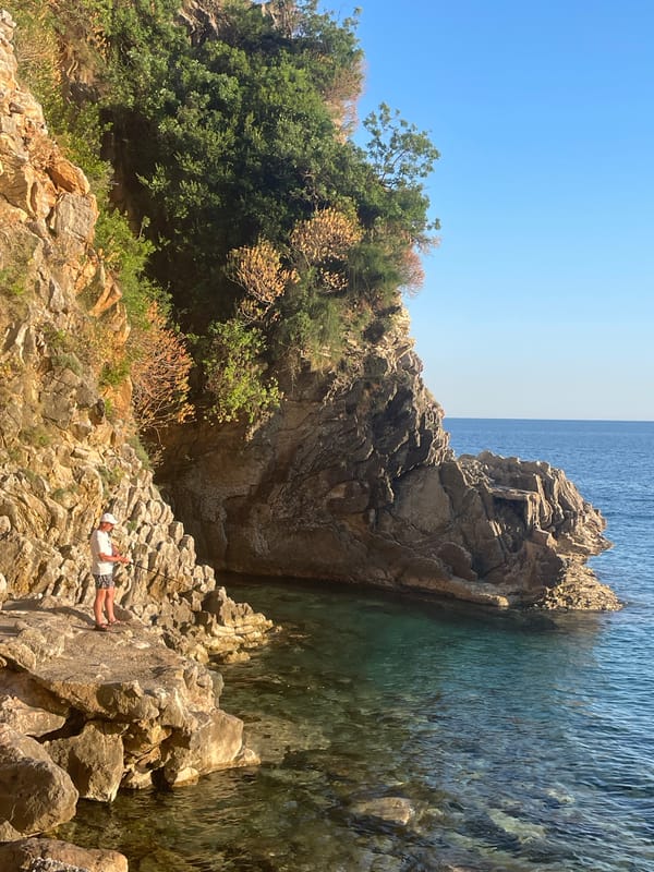 Typical Beach Day Documented in Boreti, Montenegro Tuesday Afternoon