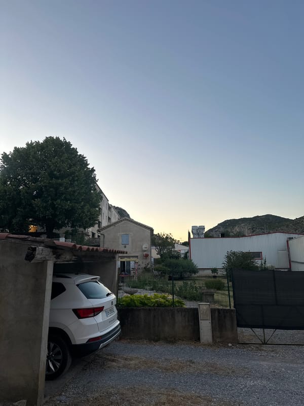 Evening wander through the streets of Anduze, France
