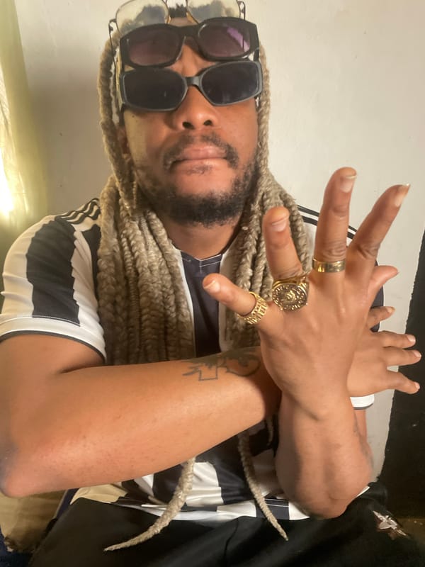 Man photographed indoors in Jos, Nigeria