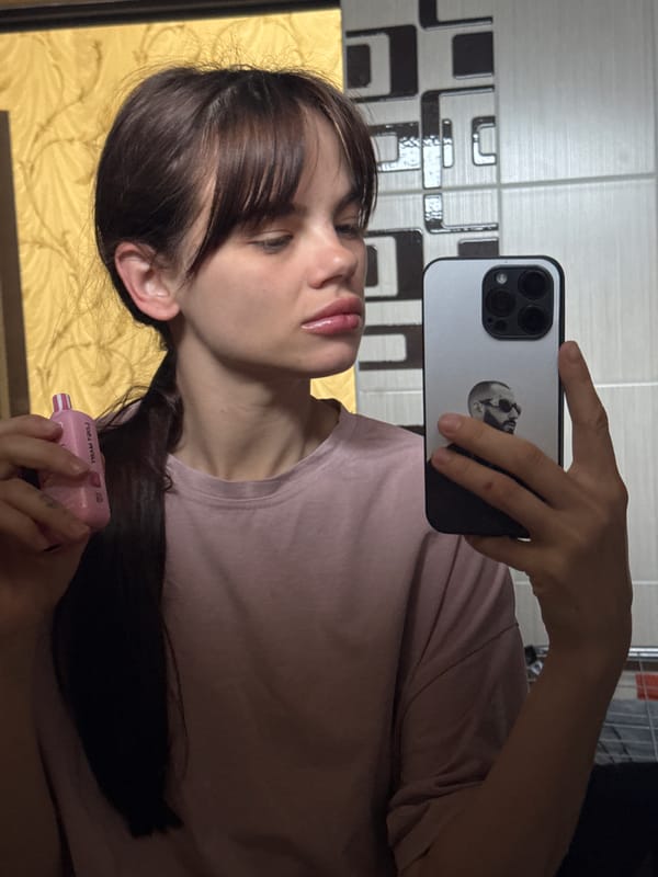 Woman takes multiple selfies across home in Rostov-on-Don