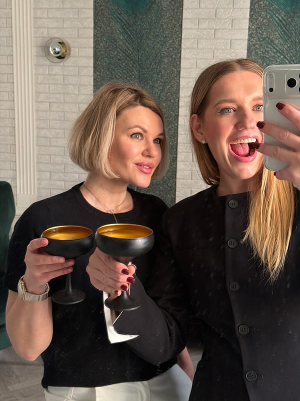 Casual street moments captured in downtown Riga