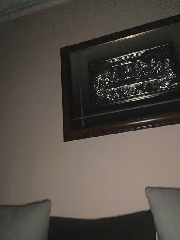 Person Documents Coca-Cola Bottle in Indoor Setting
