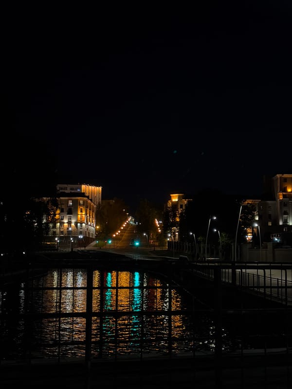 Evening urban scenes documented across unknown city