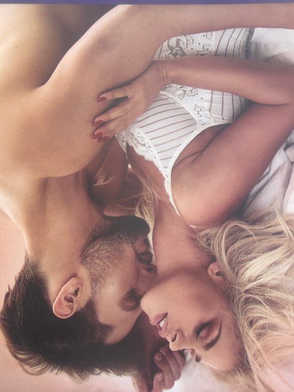 Intimate couple photographed in private moment in Stara Zagora
