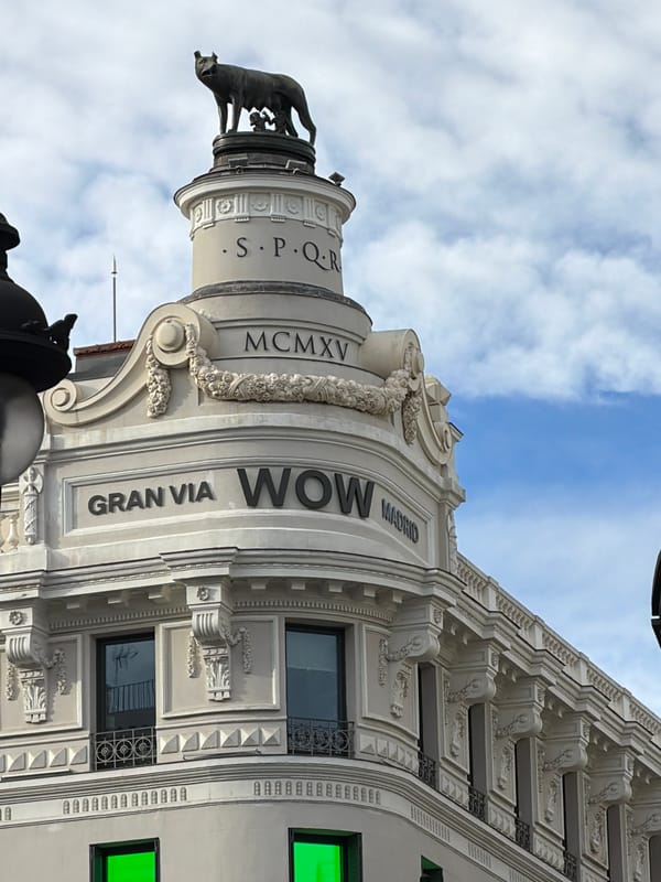 Classical Architecture Documentation Captured on Madrid Street