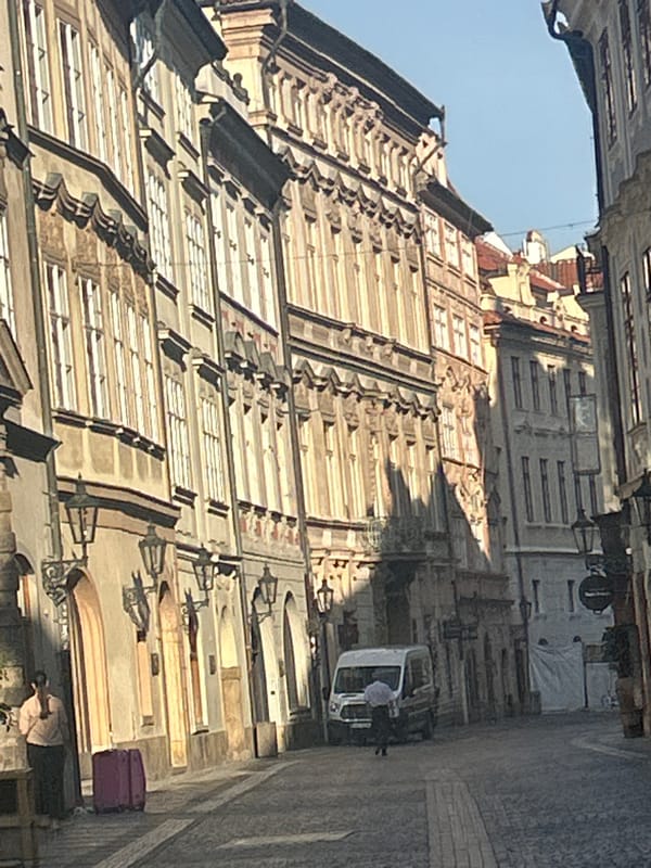 Early morning walking tour captures Prague's historic streets and shops