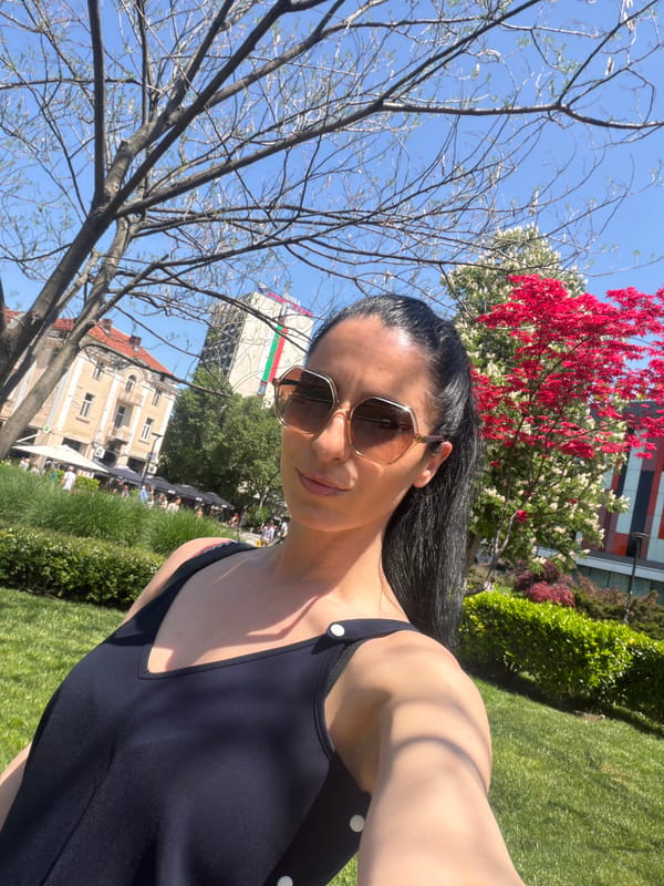 Morning scenes captured in Pleven Bulgaria city park