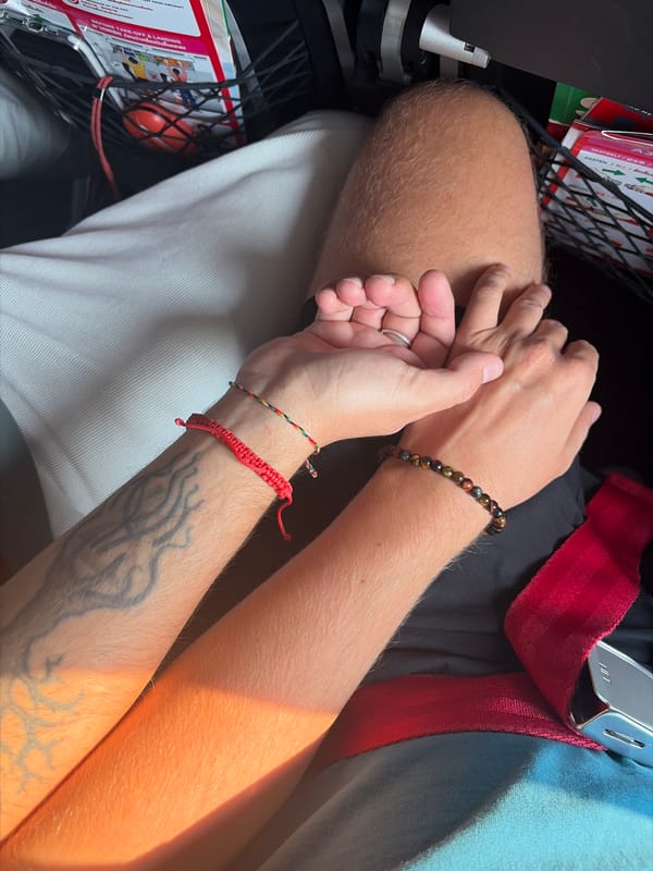 Passengers share moment during flight near Chiang Mai