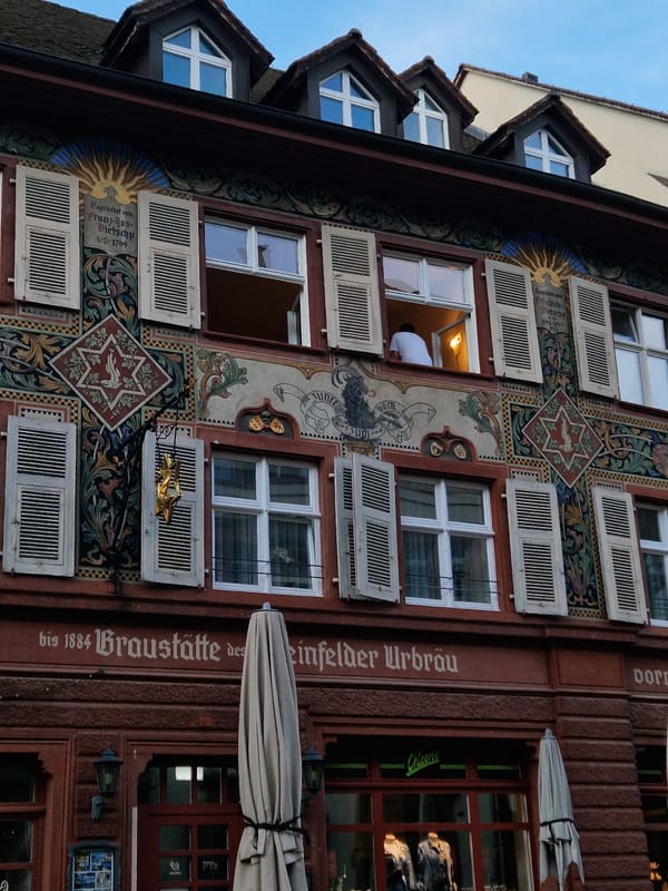 Historic building facades documented in Rheinfelden, Switzerland