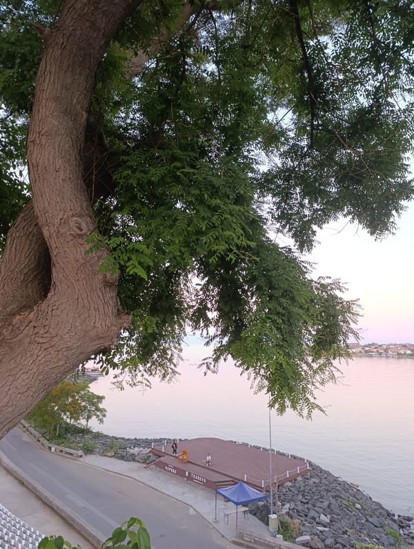 Dusk at the Tsarevo waterfront, Bulgaria