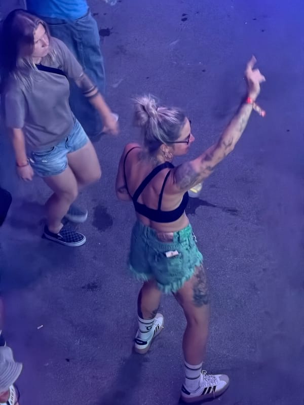 Prague nightlife: outdoor festival crowd and bar scene