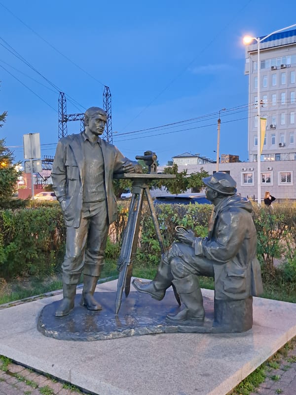 Evening life along Irkutsk's Angara River embankment