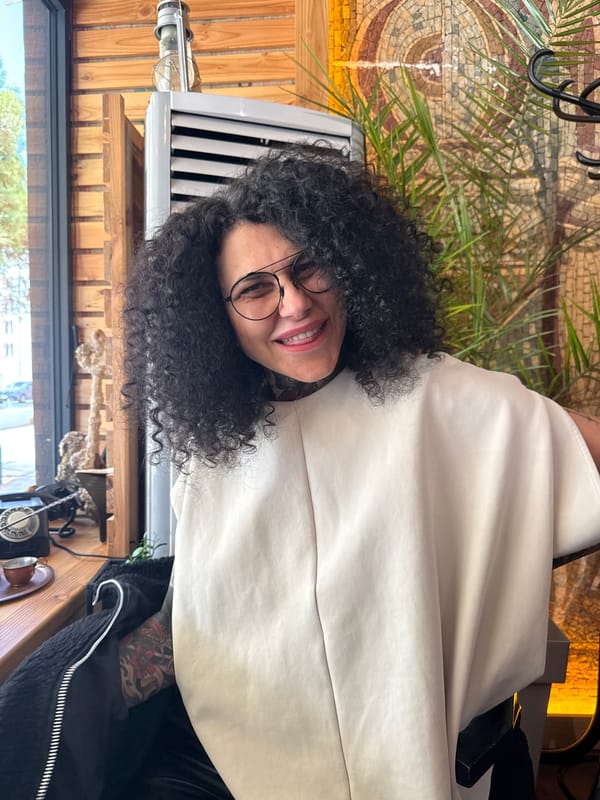 Woman photographed smiling indoors in Kardzhali, Bulgaria