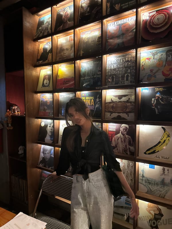 Dining at vinyl record-themed restaurant in Davao City