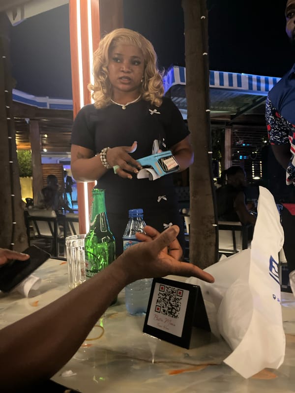Evening dining scene captured at Blake Resort in Abuja