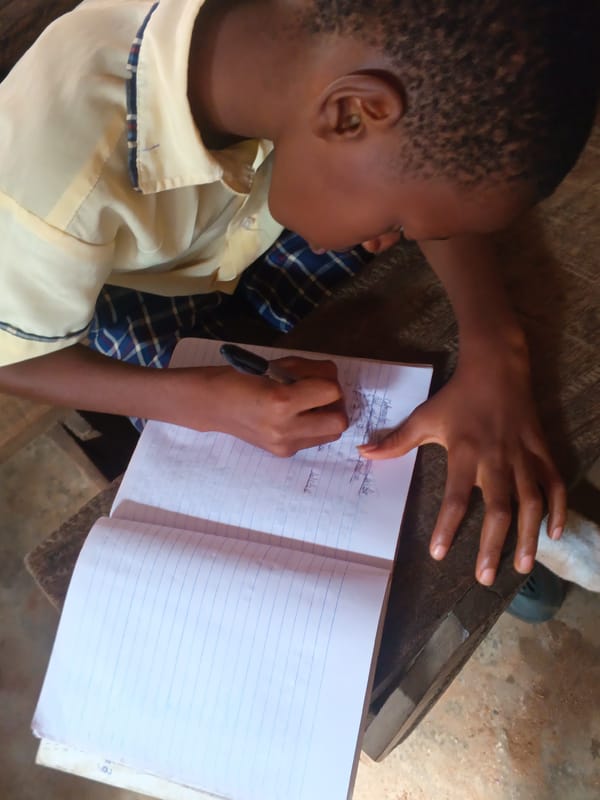 Morning school session underway in Onitsha classroom