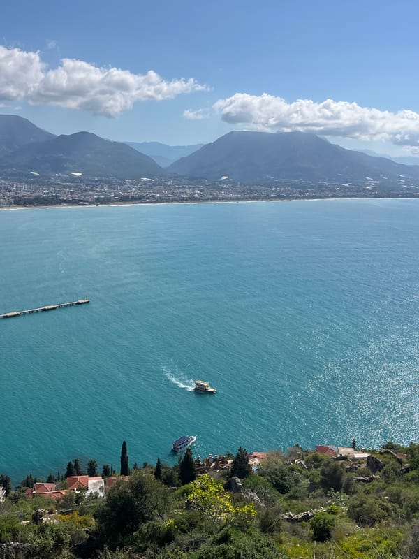 Morning coastal views captured in Alanya, Turkey