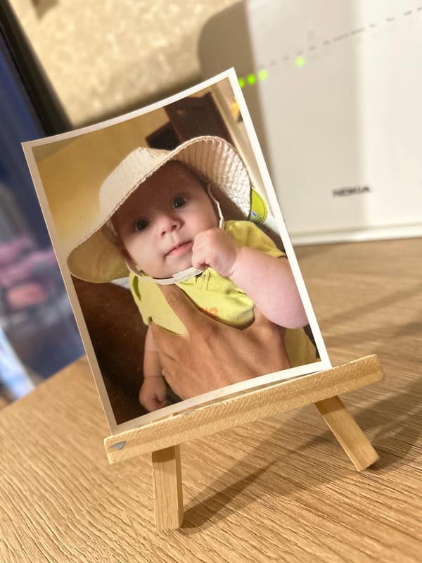 Evening snapshots capture baby photo, tabby cat, pizza in Sofia