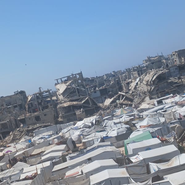 Gaza destruction and displacement camps documented by witnesses
