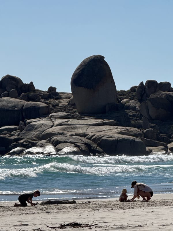 Sunny day captured at Hout Bay's dramatic coastline
