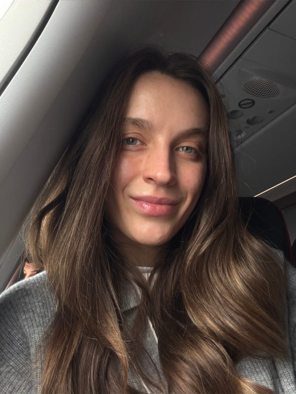 Female passenger photographed on Turkish Airlines flight at Podgorica Airport