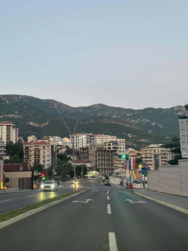 Evening moments captured across Montenegro coastal towns