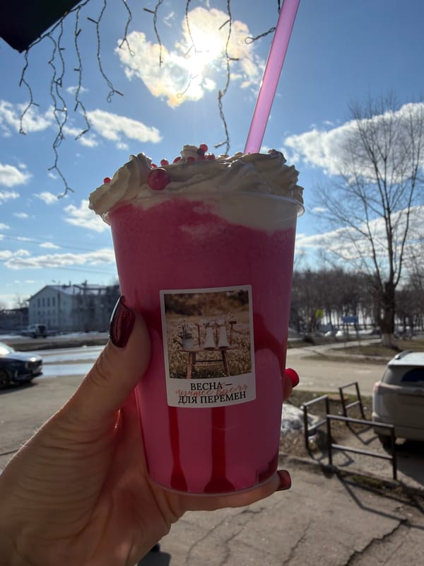 Spring family outing documented in Votkinsk, Russia waterfront area