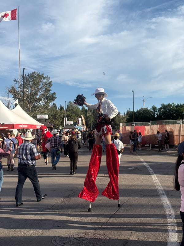 Day-to-night scenes from the 2026 Calgary Stampede