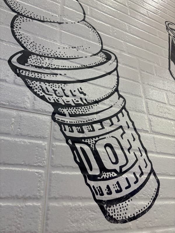 Dairy Queen stop in Davao City, Blizzards and brick murals