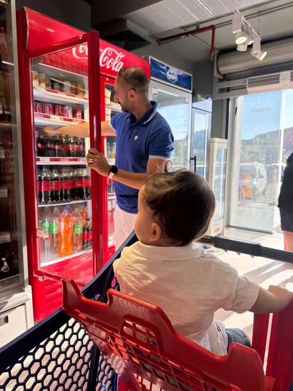 Afternoon grocery run at a Sharm El Sheikh supermarket