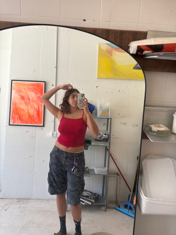 Morning cafe visit documented in Tel Aviv