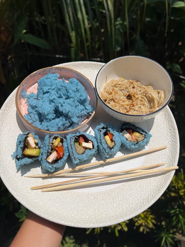 Food photography session captures multiple dishes in Ubud